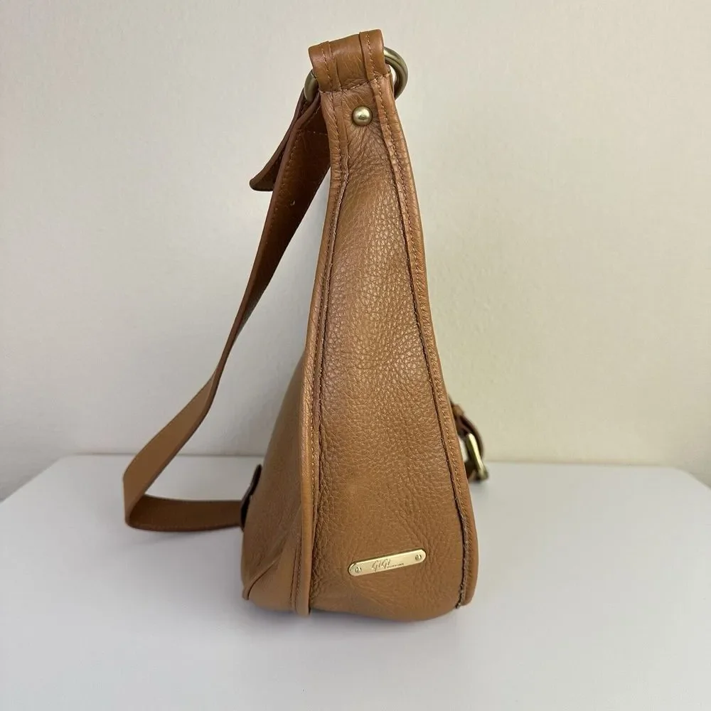 GiGi New York Jackson Leather Saddle Bag Boho Casual‎ Minimalist Cottagecore
